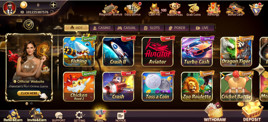 Royal X Casino app screens